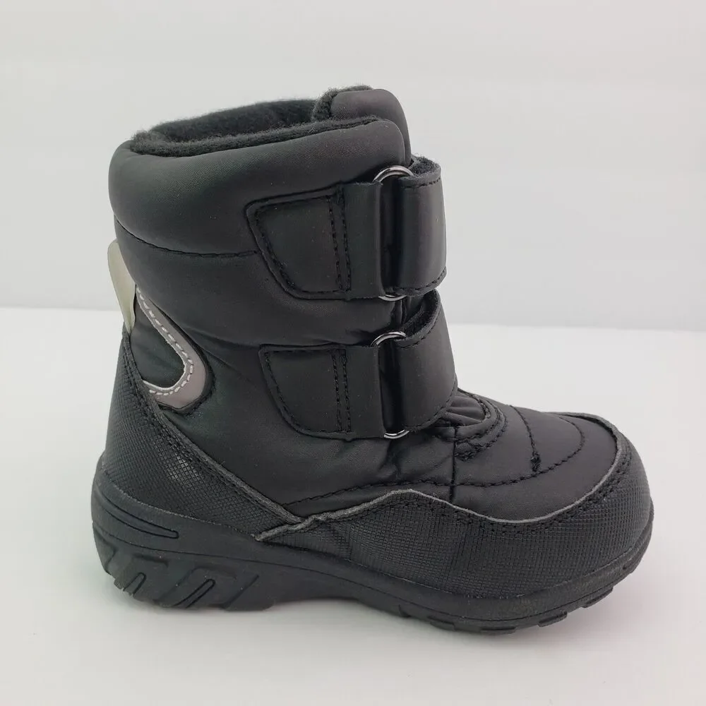 Khombu Neek 2 Baby Toddler Size 5 Black PullOn Waterproof Warm Winter Snow Boots